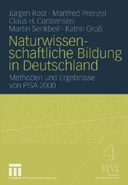 Buy Naturwissenschaftliche Bildung in Deutschland (English, Jürgen Rost | Manfred Prenzel | Claus Carstensen) — BookShops.in