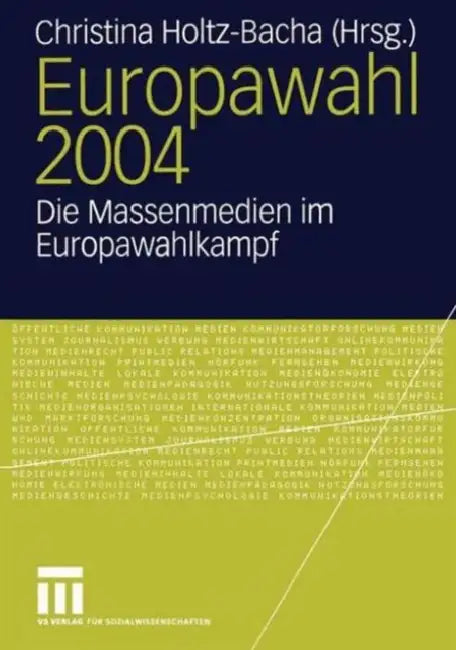 Buy Europawahl 2004 (English, Christina Holtz-Bacha) — BookShops.in