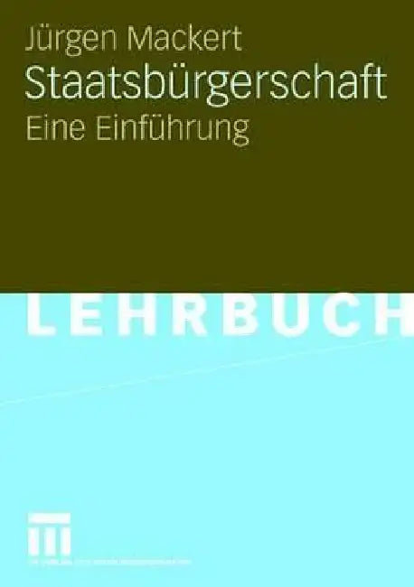 Staatsbürgerschaft (English, Jürgen Mackert)