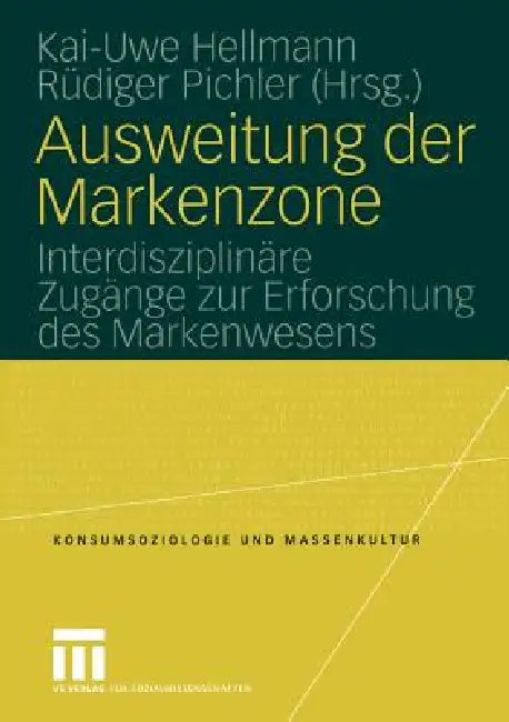 Buy Ausweitung Der Markenzone (English, Kai-Uwe Hellmann | Rüdiger Pichler) — BookShops.in