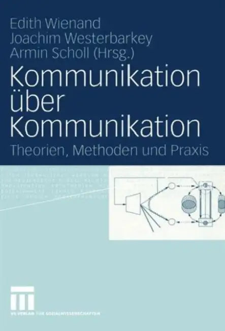 Kommunikation Über Kommunikation (English, Edith Wienand | Joachim Westerbarkey | Armin Scholl)