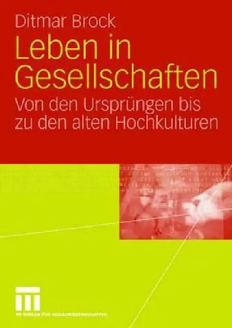 Buy Leben in Gesellschaften (English, Ditmar Brock) — BookShops.in