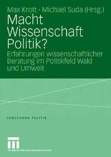 Buy Macht Wissenschaft Politik? (English, Max Krott | Michael Suda) — BookShops.in