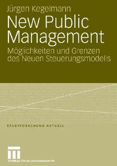 Buy New Public Management (English, Jürgen Kegelmann) — BookShops.in