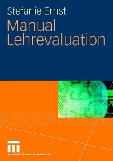 Buy Manual Lehrevaluation (English, Stefanie Ernst) — BookShops.in