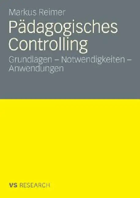 Pädagogisches Controlling (English, Markus Reimer)