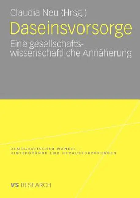 Buy Daseinsvorsorge (English, Claudia Neu) — BookShops.in