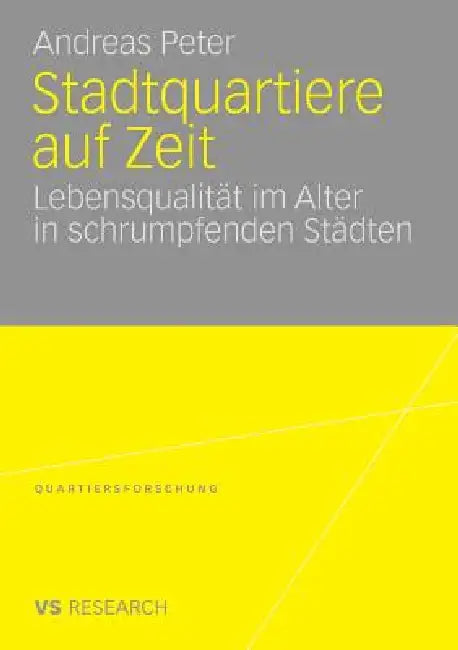 Buy Stadtquartiere Auf Zeit (English, Andreas Peter) — BookShops.in