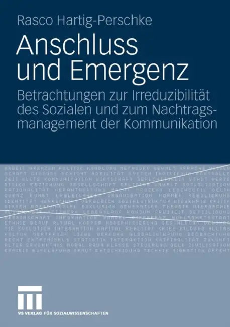 Anschluss Und Emergenz (English, Rasco Hartig-Perschke)