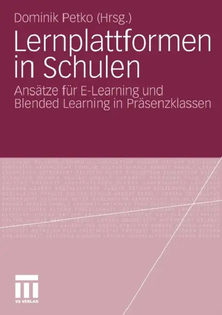 Buy Lernplattformen in Schulen (English, Dominik Petko) — BookShops.in