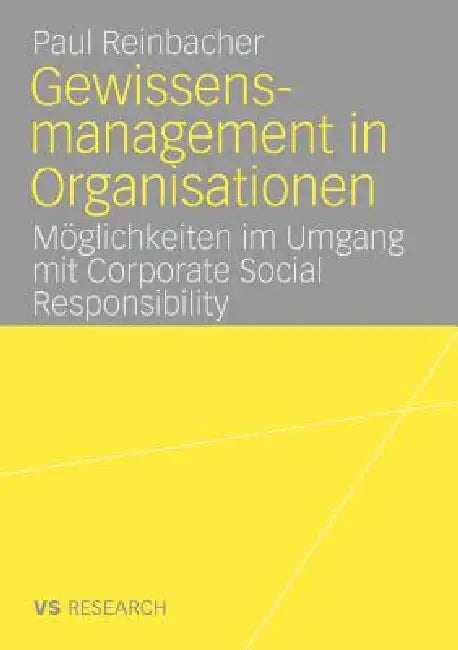 Buy Gewissensmanagement in Organisationen (English, Paul Reinbacher) — BookShops.in