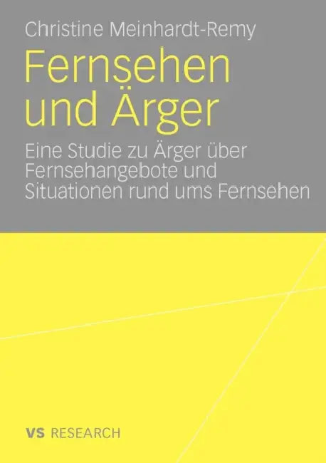 Buy Fernsehen Und Ärger (English, Christine Meinhardt-Remy) — BookShops.in