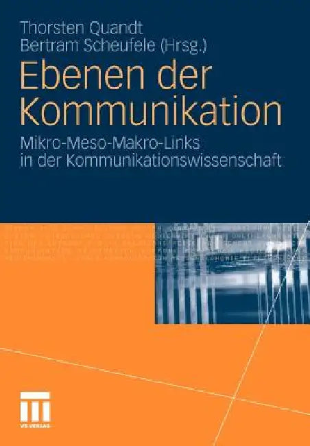 Buy Ebenen Der Kommunikation (English, Thorsten Quandt | Bertram Scheufele) — BookShops.in