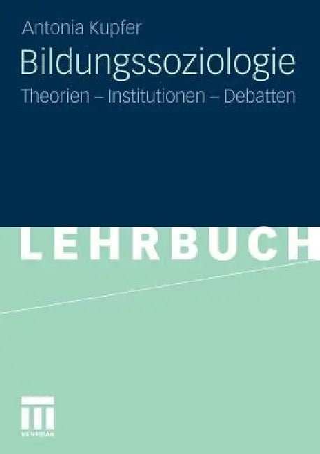 Buy Bildungssoziologie (English, Antonia Kupfer) — BookShops.in