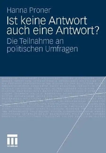 Buy Ist Keine Antwort Auch Eine Antwort? (English, Hanna Proner) — BookShops.in