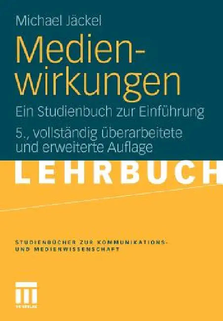 Buy Medienwirkungen (English, Michael Jäckel) — BookShops.in