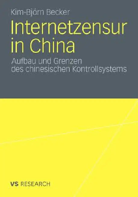 Buy Internetzensur in China (English, Kim-Björn Becker) — BookShops.in