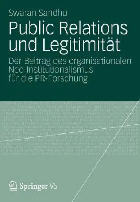 Buy Public Relations Und Legitimität (English, Swaran Sandhu) — BookShops.in