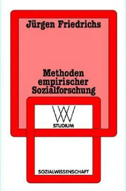 Buy Methoden Empirischer Sozialforschung (English, Jürgen Friedrichs) — BookShops.in