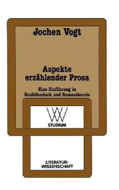 Buy Aspekte Erzählender Prosa (English, Jochen Vogt) — BookShops.in