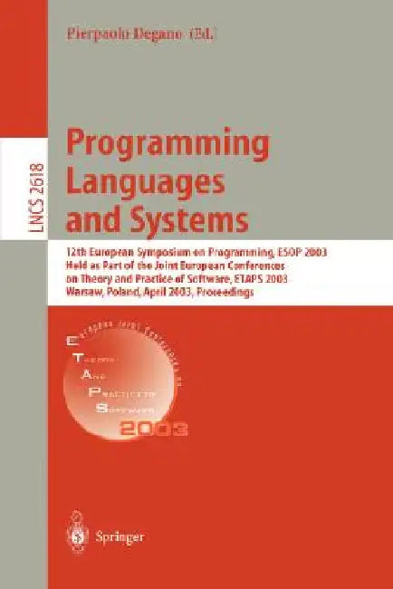 Buy Programming Languages and Systems (English, Pierpaolo Degano) — BookShops.in