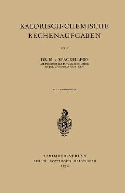Buy Kalorisch-Chemische Rechenaufgaben (English, Mark V. Stackelberg) — BookShops.in