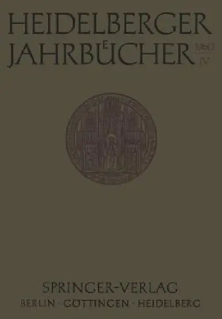 Buy Heidelberger Jahrbücher (English, Kenneth A. Loparo) — BookShops.in