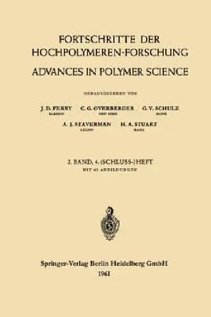 Buy Advances in Polymer Science / Fortschritte Der Hochpolymeren-Forschung (English, J. D. Ferry | C. G. Overberger | G. V. Schulz) — BookShops.in