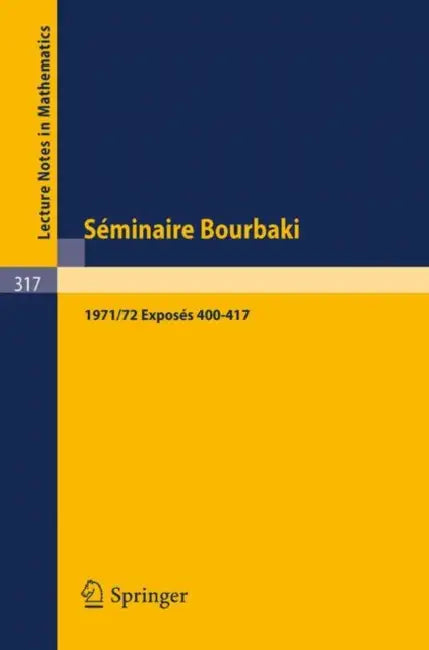 Buy Séminaire Bourbaki (English, N. Bourbaki) — BookShops.in