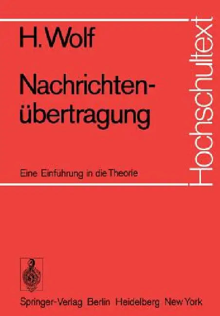 Buy Nachrichtenübertragung (English, Hellmuth Wolf) — BookShops.in