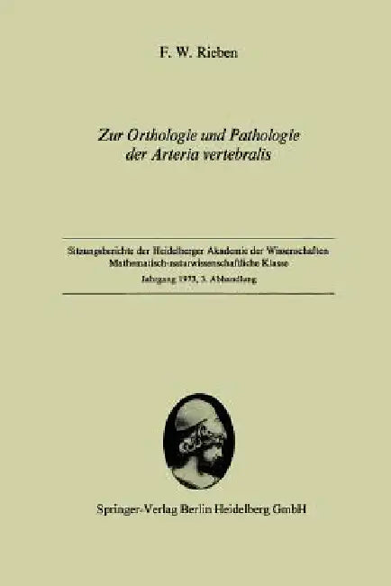 Buy Zur Orthologie Und Pathologie Der Arteria Vertebralis | by Friedrich W. Rieben | Springer | by Friedrich W. Rieben | Springer | by Friedrich W. Rieben | Springer | by Friedrich W. Rieben | Springer | by Friedrich W. Rieben | Springer | by Friedrich W. Rieben | Springer | by Friedrich W. Rieben | Springer | by Friedrich W. Rieben | Springer | by Friedrich W. Rieben | Springer | by Friedrich W. Rieben | Springer | by Friedrich W. Rieben | Springer | by Friedrich W. Rieben | Springer | by Friedrich — BookShops.in