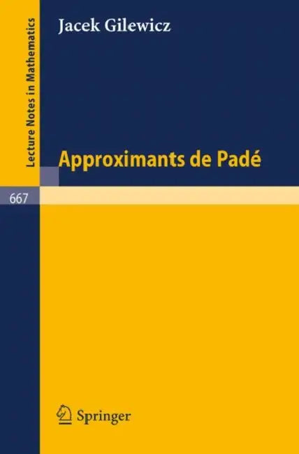 Buy Approximants de Pade (English, J. Gilewicz) — BookShops.in