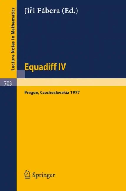 Buy Equadiff IV (English, J. Fabera) — BookShops.in