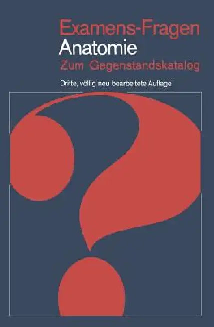 Examens-Fragen Anatomie (English, H. Frick | H. Leonhardt | T. H. Schiebler)