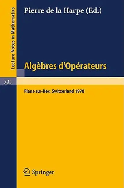 Buy Algebres d'Operateurs (English, Pierre De La Harpe) — BookShops.in