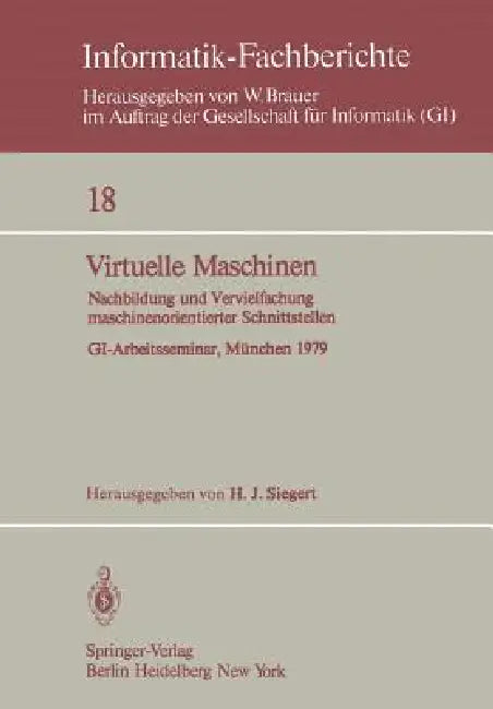 Buy Virtuelle Maschinen (English, H. J. Siegert) — BookShops.in