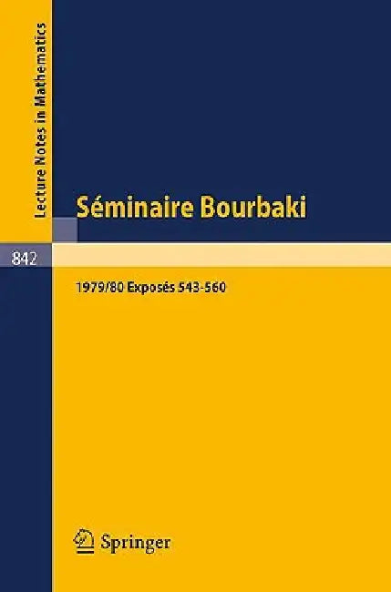 Buy Séminaire Bourbaki (English, N. Bourbaki) — BookShops.in