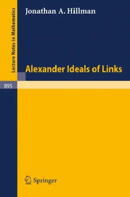 Alexander Ideals of Links (English, J. A. Hillman)