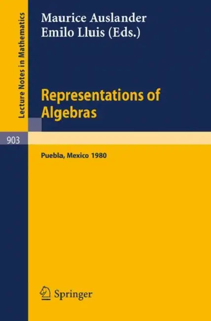 Buy Representations of Algebras (English, M. Auslander | E. Lluis) — BookShops.in