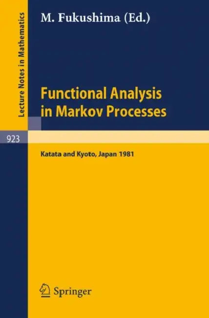 Buy Functional Analysis in Markov Processes (English, M. Fukushima) — BookShops.in