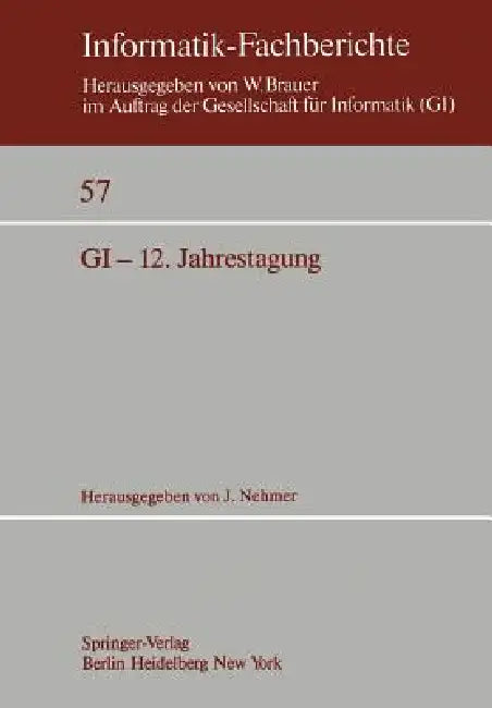 Buy Gi-12. Jahrestagung (English, Jürgen Nehmer) — BookShops.in