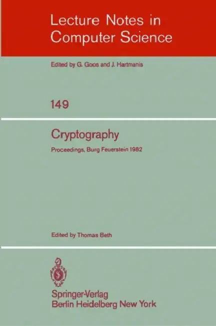 Buy Cryptography (English, T. Beth) — BookShops.in