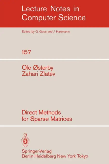 Direct Methods for Sparse Matrices (English, O. Osterby | Z. Zlatev)