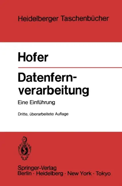Datenfernverarbeitung (English, H. Hofer | L. Moos)
