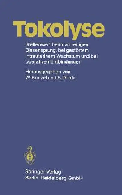 Buy Tokolyse (English, W. Künzel | S. Darda) — BookShops.in