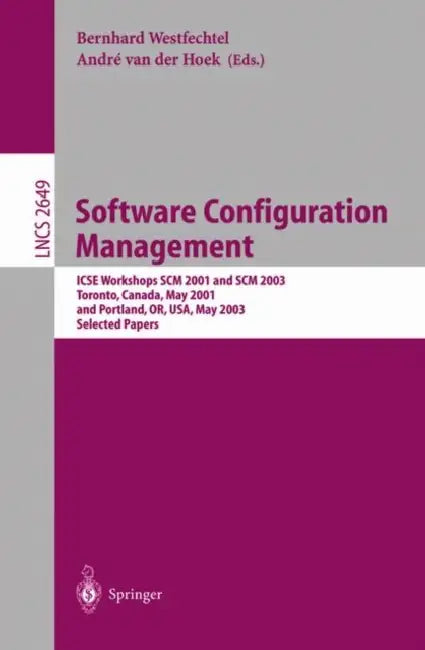 Buy Software Configuration Management (English, Bernhard Westfechtel | André Van Der Hoek) — BookShops.in