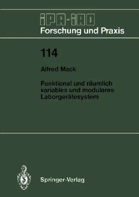 Buy Funktional Und Räumlich Variables Und Modulares Laborgerätesystem (English, Alfred Mack) — BookShops.in