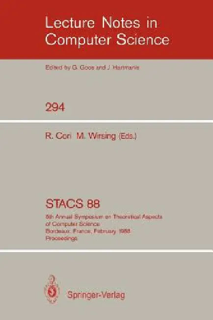Buy Stacs 88 (English, Robert Cori | Martin Wirsing) — BookShops.in