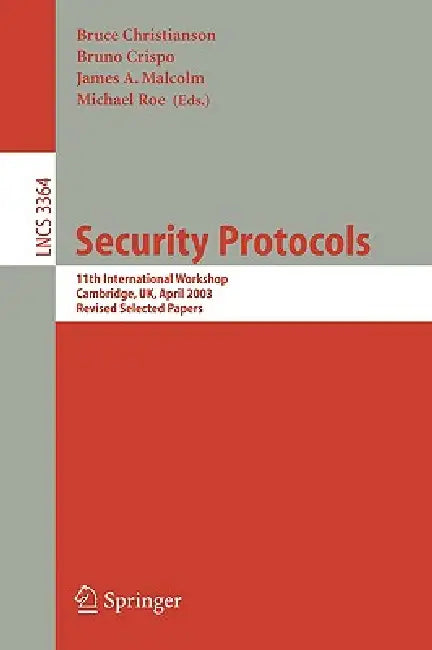 Buy Security Protocols (English, Bruce Christianson | Bruno Crispo | James A. Malcolm) — BookShops.in