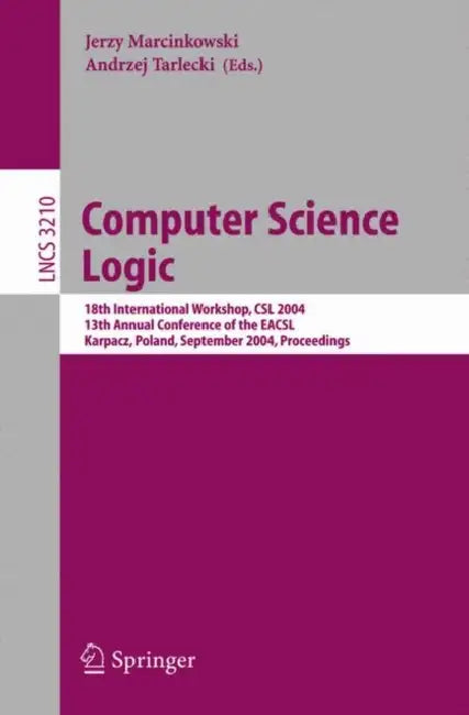 Buy Computer Science Logic (English, Jerzy Marcinkowski) — BookShops.in